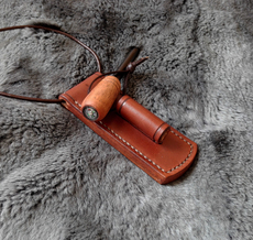 Бустерный стержень 52bushcraft handmade кожаный компас