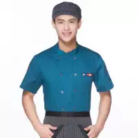 Вышитый пять коротких коротких (синий) единственного топа