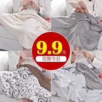 Casual lông cừu chăn lông cừu san hô chăn văn phòng chăn cừu chăn đầu gối flannel nap chăn nhỏ chăn chăn nỉ cho bé