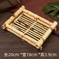 Прозрачная пластина с горячим кровотечением цветочного бамбука