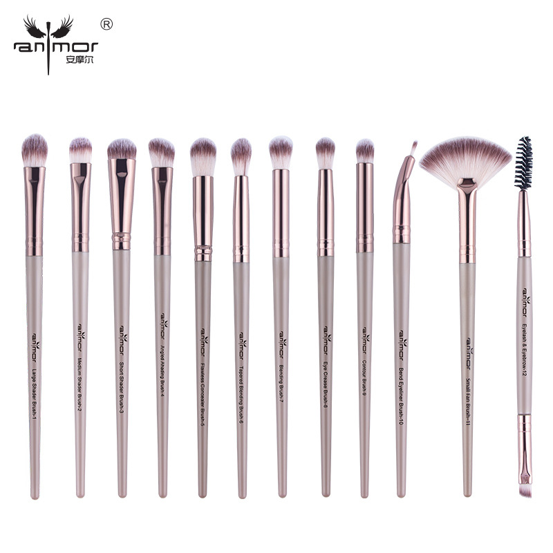 ChampagneCangzhou Cosmetic brush suit full set Plum classmate brush beginner combination Grief home Royal use Super soft unicorn