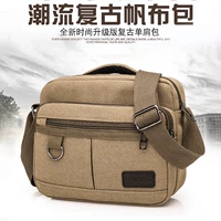 Шоппер, сумка на одно плечо для отдыха, тканевая сумка через плечо, рюкзак, в корейском стиле