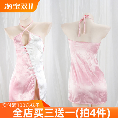 taobao agent Colored cheongsam, sexy pijama, dress