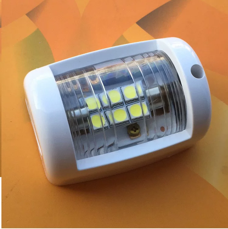 [12V  LED游艇 航行信号灯 白光 135°发光角]