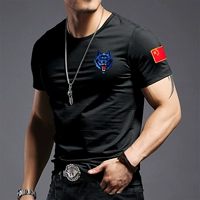 Короткая -605 черная круглая шея (волчья голова)