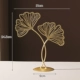 Hollow Ginkgo Leaf Iron Leather Base