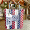 Red, white, and blue small domestic spot goods