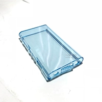 A55 Мягкая прозрачная синяя+закаленная пленка+Lanyard