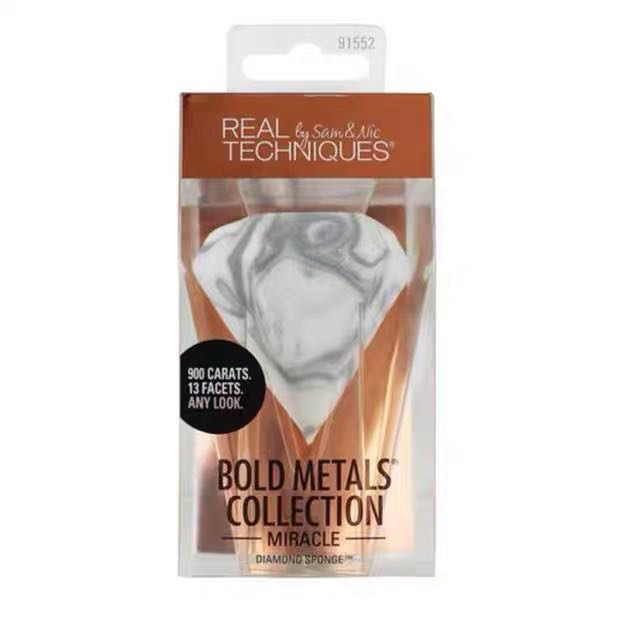 Marble Diamond EggRt Beauty egg Real Techniques Diamonds Make up Sponge Powder puff Dry wet dual purpose No powder Make up eggs