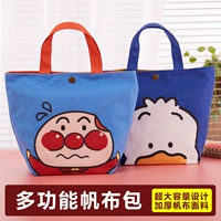 Портативная японская сумка для ланча, большая барсетка, шоппер, сумка для еды