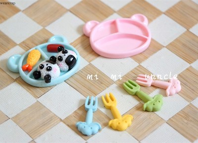 taobao agent Free shipping BJD8 points GSC clay OB11 meal lunch box Molly vegetarian accessories props UFDOLL baby house