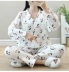 Quần áo gạc tháng mùa xuân và mùa hè mỏng phần cotton cho bà bầu đồ ngủ sau sinh thoáng khí cho con bú quần áo cho con bú - Giải trí mặc / Mum mặc kiểu đồ bộ bầu đẹp Giải trí mặc / Mum mặc