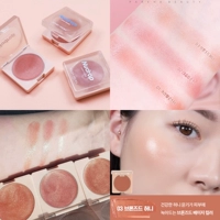 Hàn Quốc Holika 19 năm mới nudrop LUMI màu nude dưỡng ẩm mềm men cao bóng kem má hồng - Blush / Cochineal phấn má hồng the face shop
