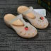 Mùa Hè Nữ Croc Giày Sandal Giày Đi Biển Sinh Viên Bệnh Viện Y Tá Giày Nhóm Mua Đế Dày Size Lớn 40-41 Size Nhỏ 33-34 dép quai hậu bánh mì dép quai hậu 3 quai 