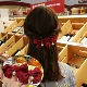 Phụ kiện tóc Handmade Màu đen Rắn màu Ribbon Big Bow Hair Clip Long Tua Big Ribbon Corsage Mũ cổ tích - Phụ kiện tóc