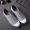 Đôi giày vải một chân đôi mẫu một nam và một nữ mùa hè trắng nhỏ Giày trắng mỏng phần thoáng khí đặt chân lười mặc - Plimsolls