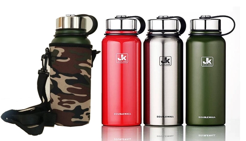 Стакан для домашнего использования, термос из нержавеющей стали, вакуумный вместительный и большой чайник, защита от ожогов