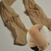 1D composite dây nhăn stockings siêu mỏng vô hình vớ độ nét cao lụa vớ không khí vớ đùi nữ Vớ