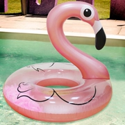 2018 tính năng mới rose gold flamingo feather vòng bơi nách vòng inflatable giường nổi hàng nổi vòng bơi