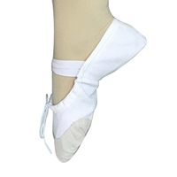 Белая кожаная туфли