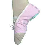 Розовая кожаная туфли