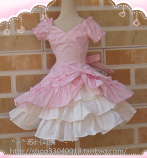 taobao agent Suzhou Auntie BJD baby clothing 1/4 dress two -piece set of free shipping