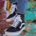 Giày tăng trưởng vans sk8-hi đôi giày cao cổ màu đen cổ điển cho nam và nữ cao cấp VN-0D5IB8C các hãng giày sneaker nổi tiếng Plimsolls