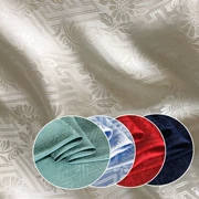 Sangpo satin lụa vải vải lụa vải quần áo Trung Quốc DIY xương cá nguyên liệu jacquard lụa trở lại - Vải vải tự làm