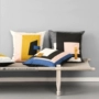 Scandinavian hiện đại nhỏ gọn hình chữ nhật sáng tạo với đệm ghế sofa xe gối bìa đệm giường tựa lưng pad - Trở lại đệm / Bolsters gối tựa lưng sofa cao cấp