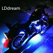 Đèn pha 300 Huanglong Phụ kiện xe máy Sửa đổi đèn xe Trang trí Ghost Fire Đèn flash nhấp nháy LED - Các phụ tùng xe gắn máy khác