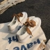 Giày vải trắng nữ 2018 mới dành cho học sinh phiên bản Hàn Quốc của ulzzang thủy triều hoang dã Giày đế xuồng xấu xí kiểu Hồng Kông Giày trắng nhỏ giầy cao cổ nữ Plimsolls
