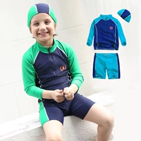 Xuất khẩu đích thực boy big boy chống nắng 50+ chia áo tắm đi biển lướt quần áo phù hợp với kỳ nghỉ xuân quần áo bé trai