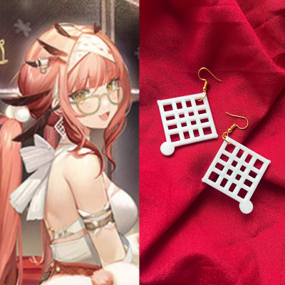 taobao agent [Master Su] Tomorrow Ark Erata Cosplay's unwavering story Christmas skin earrings are customized