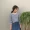 2018 mùa xuân phụ nữ thời trang Hàn Quốc phiên bản của nhỏ tươi từ cổ áo trumpet tay áo áo sơ mi ra khỏi vai kẻ sọc sọc áo triều áo sơ mi nữ cao cấp hàng hiệu