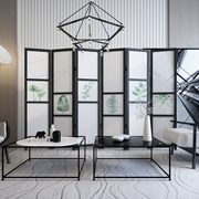 Hiện đại tối giản thời trang gỗ rắn Bắc Âu di động gấp màn hình phân vùng màn hình gấp phòng khách hiên làm đẹp nhà máy thực vật - Màn hình / Cửa sổ
