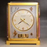 Сбор антикварных часов очень красивая швейцарская Jaeger -lecoultre 3D -кристаллический стерео -рисунок воздушный часы