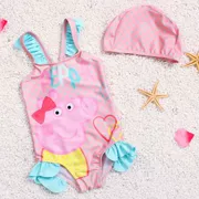 2018 hot girl áo tắm mới màu hồng dễ thương hoạt hình áo tắm một mảnh áo tắm nhà máy bán hàng trực tiếp - Bộ đồ bơi của Kid