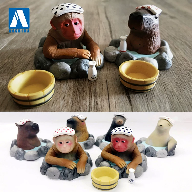 Спот японский подлинный AOSHIMA Fenglu купание животное пекарня горячий источник обезьяна Гача