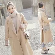 Chống mùa giải phóng mặt bằng mùa mới Han Fan chic cháu Nizi coat nữ phần dài Harajuku phong cách dày áo len