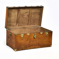 Средиземноморская старая приданая коробка коробка пряжка сплошная деревянная коробка для одежды китайская древняя старая мебель коробка старая коробка старая коробка