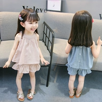 Váy bé gái mùa hè 1-3 tuổi set đồ cho bé gái thời trang Hàn Quốc 0 quần áo trẻ em 2 trẻ em 4 bé gái quần áo thủy triều - Phù hợp với trẻ em quần áo trẻ em