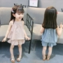 Váy bé gái mùa hè 1-3 tuổi set đồ cho bé gái thời trang Hàn Quốc 0 quần áo trẻ em 2 trẻ em 4 bé gái quần áo thủy triều - Phù hợp với trẻ em quần áo trẻ em