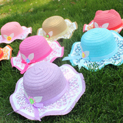 Đường phố mùa hè mát mẻ mũ 2018 trẻ em mới mùa xuân và mùa hè CN bảo vệ CN mũ lớn mũ rơm visor bán buôn