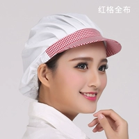 Красная клетчатая шляпа полная ткань топ