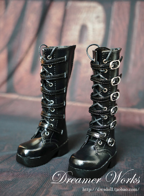 taobao agent Four -point three -point BJD SD doll shoes boots 3 minutes 4 points baby shoes multiplayer PUNK boots 1/4,1/3
