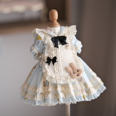 taobao agent By Sun E Ru Rabbit Snaping Series Six Points of Little Milk Rabbit Set BJD baby clothing spot drop can be shot