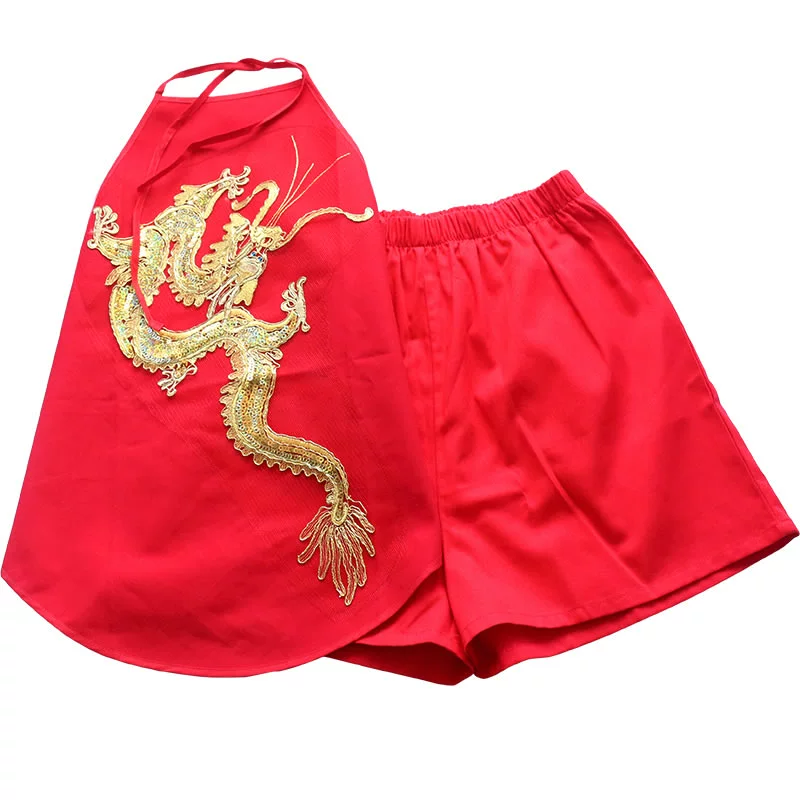 Belly nam nam phong cách Trung Quốc phong cách quốc gia natal đỏ bông lớn kích thước ấm bụng đồ lót bụng người lớn - Bellyband