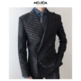 Mùa thu mới Hàn Quốc mua bộ đồ công sở đôi ngực phù hợp với nam giới Phiên bản Hàn Quốc của bộ đồ giản dị tự trồng SET363 - Suit phù hợp blazer nam
