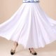 Шелковая юбка из белого молока