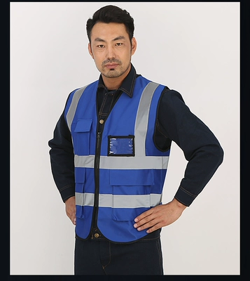 Vệ sinh quần áo phản quang xe xây dựng kiểm tra hàng năm áo phản quang công nhân làm vườn xanh lao động áo phản quang thoáng khí dây áo phản quang 